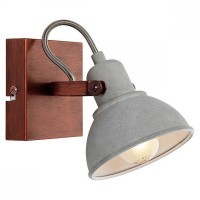 Спот настенный Lussole GRLSP-9828 DURANGO IP21 под лампу 1xE14 6W