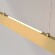 Линейный подвесной светильник Maytoni Step P010PL-L30G3K LED 30Вт 3000K 2200Лм 120° CRI80 золотой матовый металлический корпус, макс. высота 1185 мм, двойной свет (вниз основной + вверх)