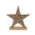 427115 Статуэтка Звезда BALIGUIAN, L205, B50, H210, алюминий, дерево, коричневый, цвет золотой