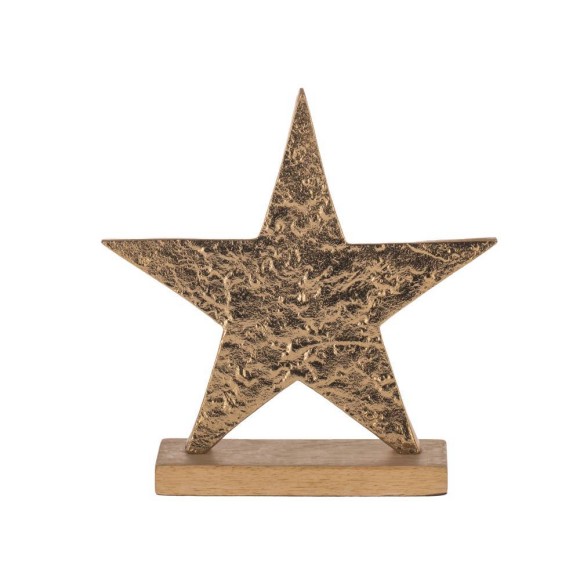 427115 Статуэтка Звезда BALIGUIAN, L205, B50, H210, алюминий, дерево, коричневый, цвет золотой 427115 Статуэтка Звезда BALIGUIAN, L205, B50, H210, алюминий, дерево, коричневый, цвет золотой