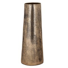 421315 KURASHIKI Ваза декоративная металл состаренное золото H450 421315 KURASHIKI Ваза декоративная металл состаренное золото H450
