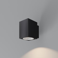 Maytoni Block O507WL-L5B3K Черный светодиодный уличный настенный фасадный светильник, свет в одну сторону, 110x120x80мм, LED 5Вт 3000K 97° CRI80 IP65 220V -40...+50°C Maytoni Block O507WL-L5B3K Черный светодиодный уличный настенный фасадный светильник, свет в одну сторону, 110x120x80мм, LED 5Вт 3000K 97° CRI80 IP65 220V -40...+50°C