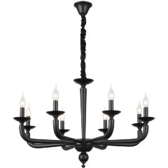 SL1114.403.08 Люстра подвесная ST-Luce Черный E14 8*40W FORTEZA