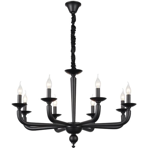 SL1114.403.08 Люстра подвесная ST-Luce Черный E14 8*40W FORTEZA