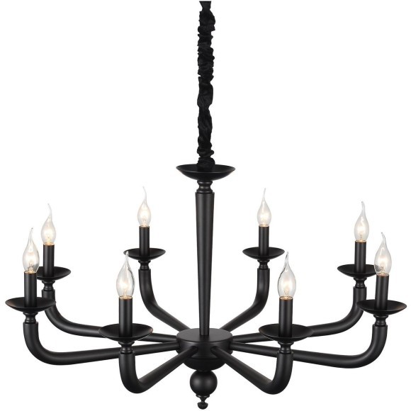 SL1114.403.08 Люстра подвесная ST-Luce Черный E14 8*40W FORTEZA