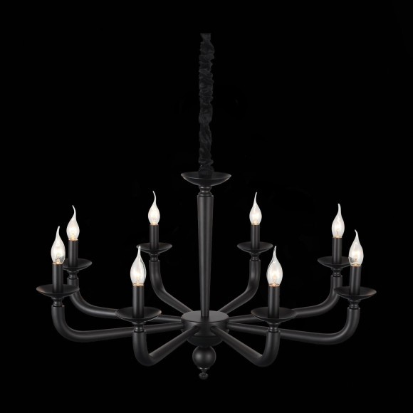 SL1114.403.08 Люстра подвесная ST-Luce Черный E14 8*40W FORTEZA