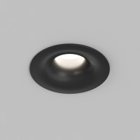 Встраиваемый светодиодный светильник Denkirs SHINE GLOW DK2430-BK 15Вт 3000/4000K IP20 черный матовый
