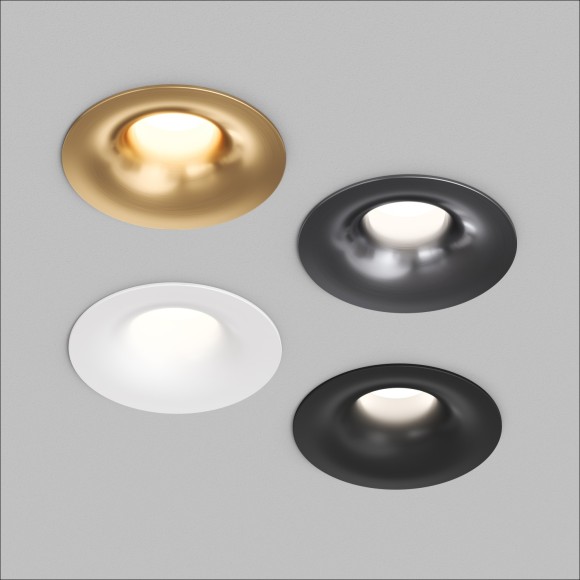 Встраиваемый светодиодный светильник Denkirs SHINE GLOW DK2430-BK 15Вт 3000/4000K IP20 черный матовый Встраиваемый светодиодный светильник Denkirs SHINE GLOW DK2430-BK 15Вт 3000/4000K IP20 черный матовый