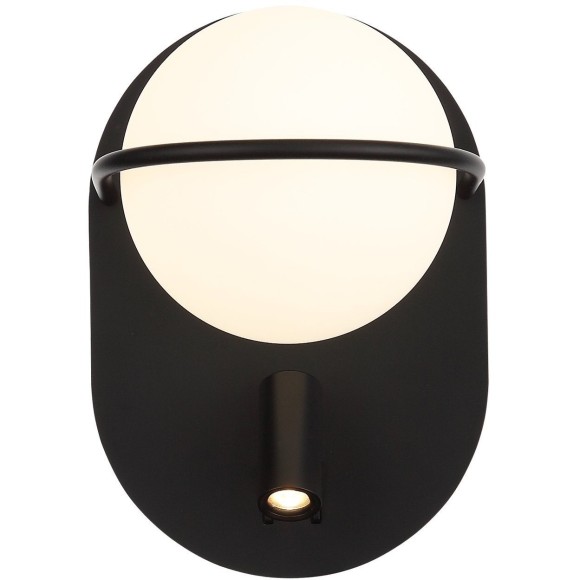 SL395.411.02 Бра ST-Luce Черный/Белый LED 1+1*8+3W 4000K DONOLO