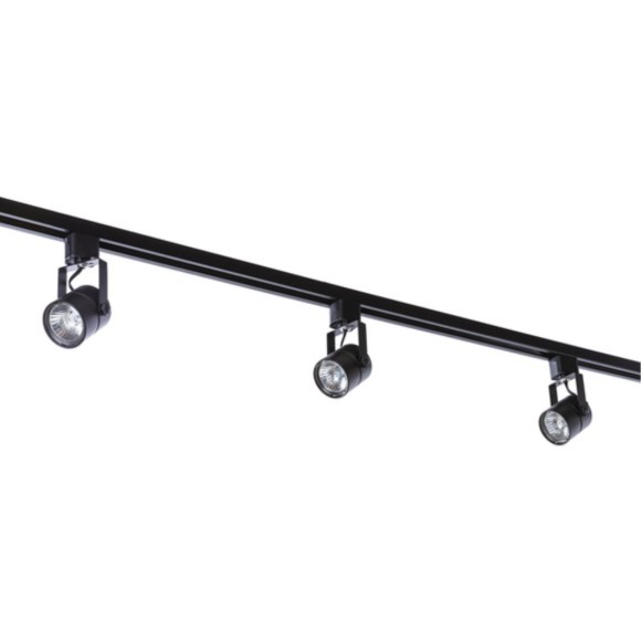 Однофазный двужильный трековый светильник Arte Lamp A1310PL-1BK LENTE под сменную лампу GU10 Однофазный двужильный трековый светильник Arte Lamp A1310PL-1BK LENTE под сменную лампу GU10