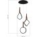 SL6131.403.36 Светильник подвесной ST-Luce Черный/Черный, Терракотовый LED 1*36W 4000K SHAPE