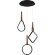 SL6131.403.36 Светильник подвесной ST-Luce Черный/Черный, Терракотовый LED 1*36W 4000K SHAPE