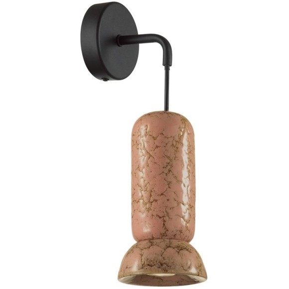 5054/1WC PENDANT ODL24 315 черный/розовый/коричн./металл/керамика Бра GU10 LED 4W KERAMA 5054/1WC PENDANT ODL24 315 черный/розовый/коричн./металл/керамика Бра GU10 LED 4W KERAMA