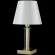 Настольная лампа Crystal Lux NICOLAS LG1 GOLD/WHITE
