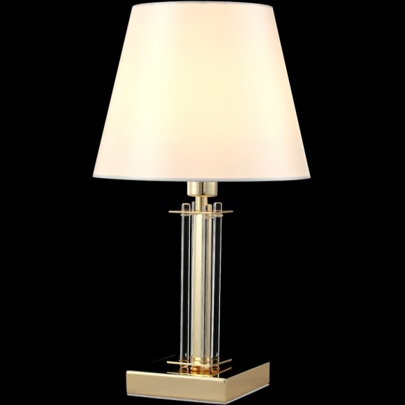 Настольная лампа Crystal Lux NICOLAS LG1 GOLD/WHITE