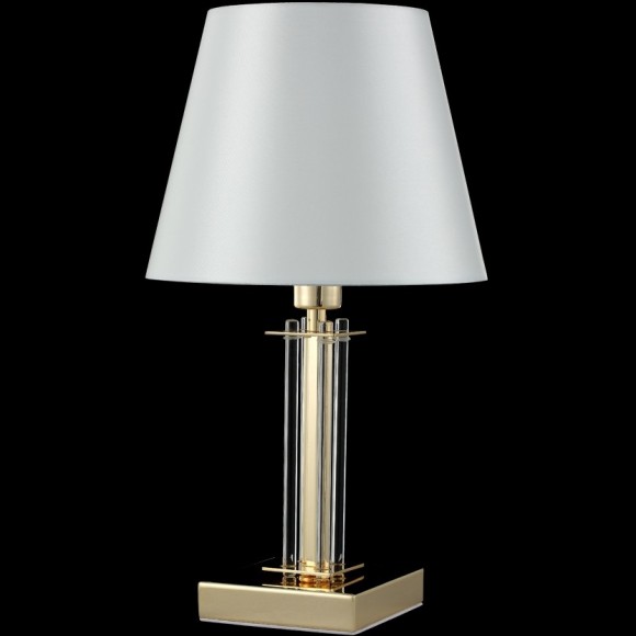 Настольная лампа Crystal Lux NICOLAS LG1 GOLD/WHITE