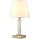 Настольная лампа Crystal Lux NICOLAS LG1 GOLD/WHITE