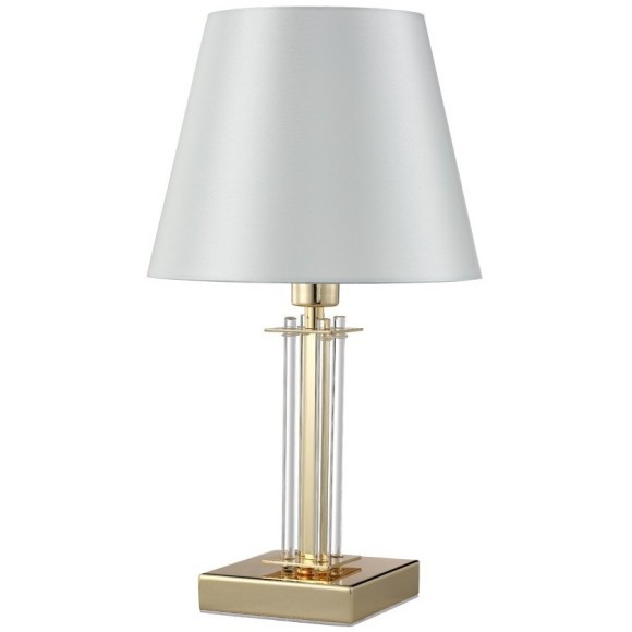 Настольная лампа Crystal Lux NICOLAS LG1 GOLD/WHITE