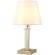Настольная лампа Crystal Lux NICOLAS LG1 GOLD/WHITE