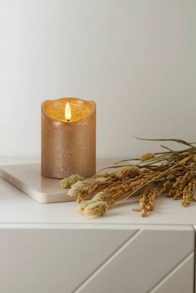 411498 Светодиодная свеча FLAMME RUSTIC