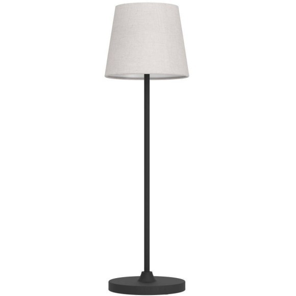 75937 Аккум. настольн лампа сенсорн., димм. LEONERO, H340, 3,8W(LED), 2400K, 3000K, 4000K, 300lm, сталь, черный/текстиль, бежевый