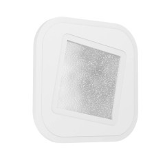 901233 MACCHIONI Светодиодный потолочный светильник 12Вт 1560Лм 4000K пластик/хрусталь белый