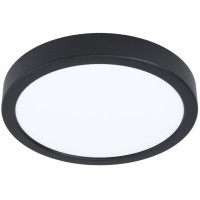 901013 Светодиодный накладной светильник с датчиком движения FUEVA 5, 17W (LED), 3000K, 2000lm, ?210, сталь, чёрный/пластик, белый