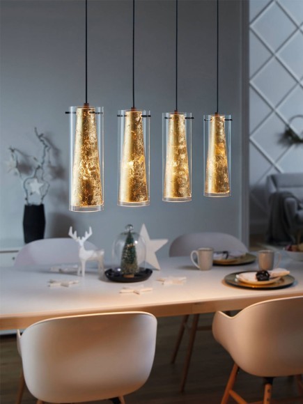 97653 Подвесной потолочный светильник (люстра) PINTO GOLD 97653 Подвесной потолочный светильник (люстра) PINTO GOLD