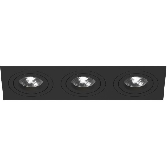 Встраиваемый светильник Lightstar i537070707 Intero 16 под лампы 3xGU10 150W