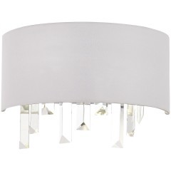 SLE1120-101-02 Светильник настенный Хром/Белый E14 2*40W DAHLIA SLE1120-101-02 Светильник настенный Хром/Белый E14 2*40W DAHLIA