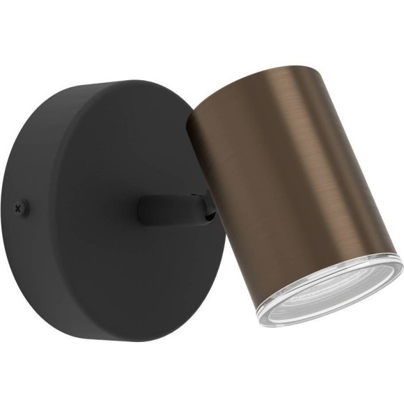 300587 Спот CONSUMA 1, 1X5W(GU10), IP44,сталь, бронзовый, черный