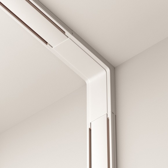 Коннектор с потолка на стену для накладного плоского шинопровода Maytoni Radity TRA084CI-11W