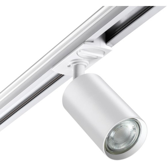 Однофазный двужильный трековый светильник Novotech 370962 PIPE под сменную лампу GU10 Однофазный двужильный трековый светильник Novotech 370962 PIPE под сменную лампу GU10