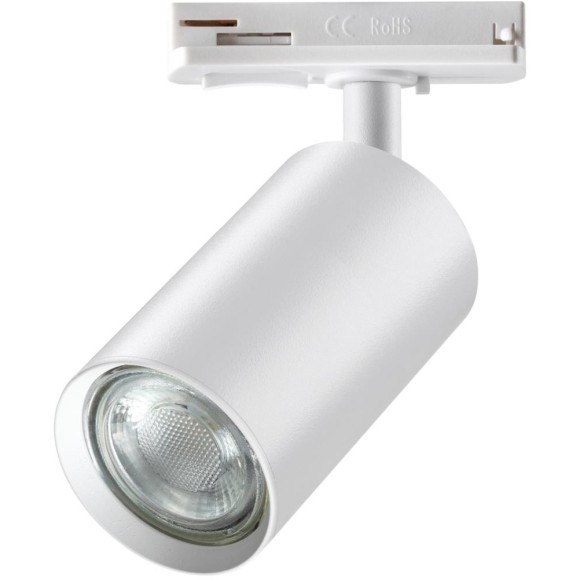 Однофазный двужильный трековый светильник Novotech 370962 PIPE под сменную лампу GU10 Однофазный двужильный трековый светильник Novotech 370962 PIPE под сменную лампу GU10