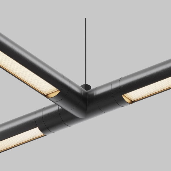 T-образный плоский коннектор для системы Maytoni Shelf без ввода питания CA015TC-B