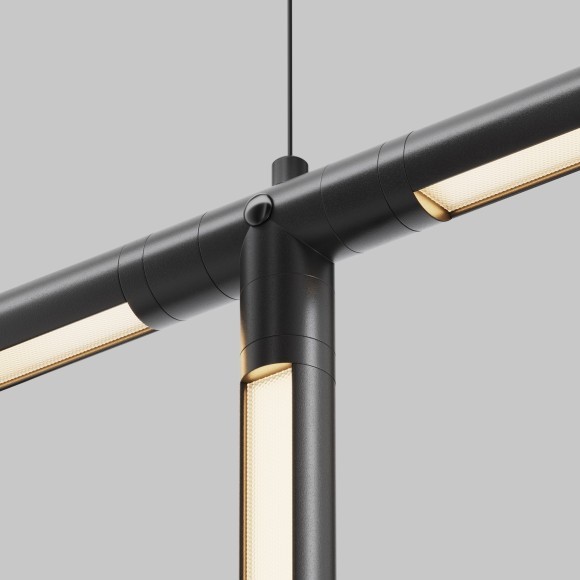 T-образный плоский коннектор для системы Maytoni Shelf без ввода питания CA015TC-B