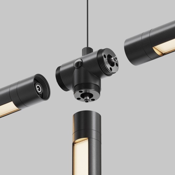 T-образный плоский коннектор для системы Maytoni Shelf без ввода питания CA015TC-B