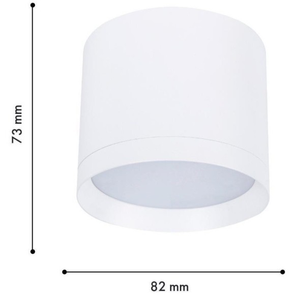4708-1C, накладной светильник, D82xH73, 1xGX53LEDx15W, IP20, excluded