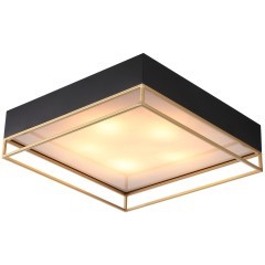 SL1127.422.05 Светильник потолочный ST-Luce Черный, Матовое золото/Белый E27 5*40W CHODO SL1127.422.05 Светильник потолочный ST-Luce Черный, Матовое золото/Белый E27 5*40W CHODO