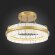 SL383.202.01 Светильник потолочный ST-Luce Матовое золото/Прозрачный LED 1*34W 3000K CHERIO