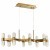 SL6007.203.16 Люстра подвесная ST-Luce Латунь/Прозрачный LED 16*40W 4000K GEMINA