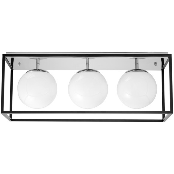Потолочный светильник Lumina Deco Maldini LDC 8060-3 CHR+BK