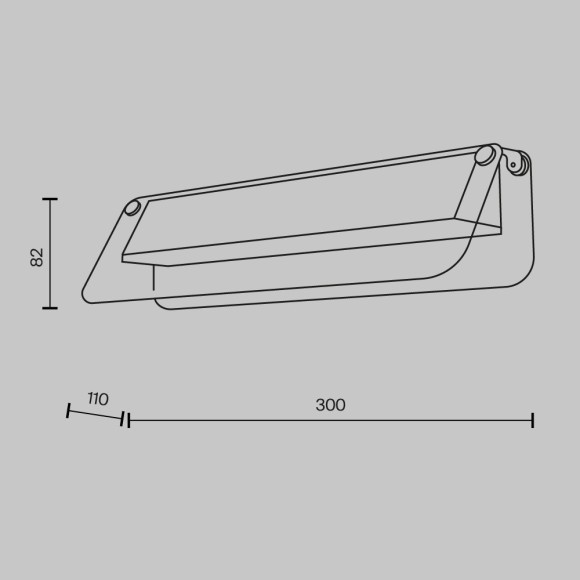 Настенный светильник (бра) Maytoni MOD296WL-L6BS3K Настенный светильник (бра) Maytoni MOD296WL-L6BS3K
