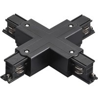 Соединение крестовое с подводом питания к треку 5040xx-(F)/(R) Quattro Lightstar 504147-FR