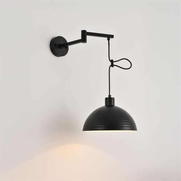 8321/1W Черный настенный светильник, бра, с регулировкой высоты под лампу E27 макс 60Вт 220V LUMION ARMINA