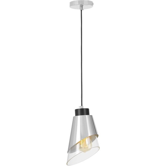 Подвесной светильник Lumina Deco Fabro LDP 7013-1 CHR+PR Подвесной светильник Lumina Deco Fabro LDP 7013-1 CHR+PR