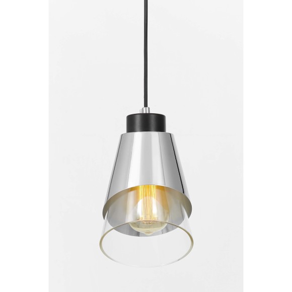 Подвесной светильник Lumina Deco Fabro LDP 7013-1 CHR+PR Подвесной светильник Lumina Deco Fabro LDP 7013-1 CHR+PR