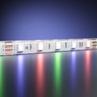 Maytoni 201140 Цветная влагозащищенная светодиодная RGB лента 5 метров, ширина 10мм серия ULTRA SMD5050 24V 14,4Вт/м IP65 120° кратность резки 100мм, раб. температура -30...+60°С