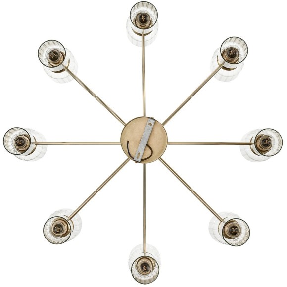 6586/16 MODERNI LN24 золото/прозрачный, металл/стекло Люстра подвесная E14 16*40W 220V KASSIA