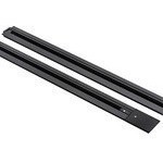 1м черный встраиваемый в ГКЛ однофазный шинопровод Lightstar 501018